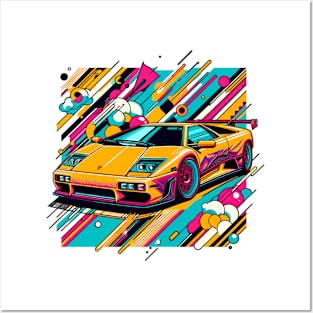 Lamborghini Diablo Posters and Art